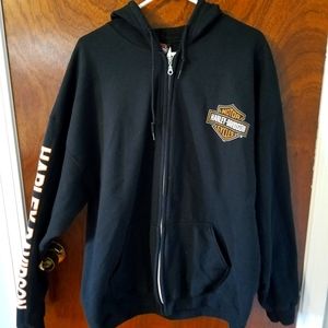 Harley Davidson Men's Zip Hoodie